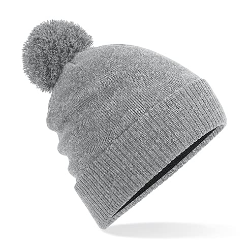 Beechfield B502 Water Repellent Thermal Snowstar® Beanie - Heather Grey von Beechfield