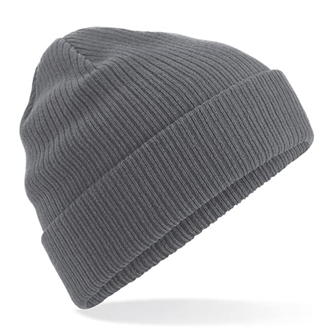 Beechfield B50N Organic Cotton Beanie - Graphite Grey von Beechfield