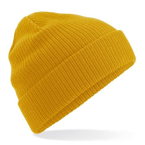 Beechfield B50N Organic Cotton Beanie - Mustard von Beechfield