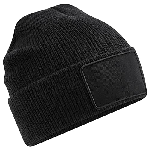 Beechfield B540 Removable Patch Thinsulate™ Beanie - Black von Beechfield