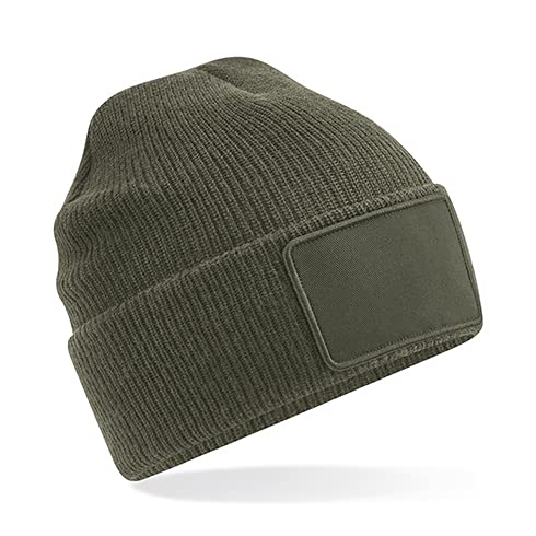 Beechfield B540 Removable Patch Thinsulate™ Beanie - Military Green von Beechfield