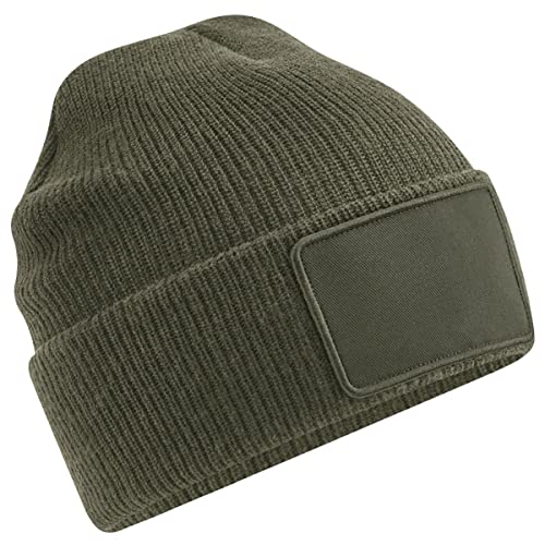 Beechfield B540 Removable Patch Thinsulate™ Beanie - Military Green von Beechfield