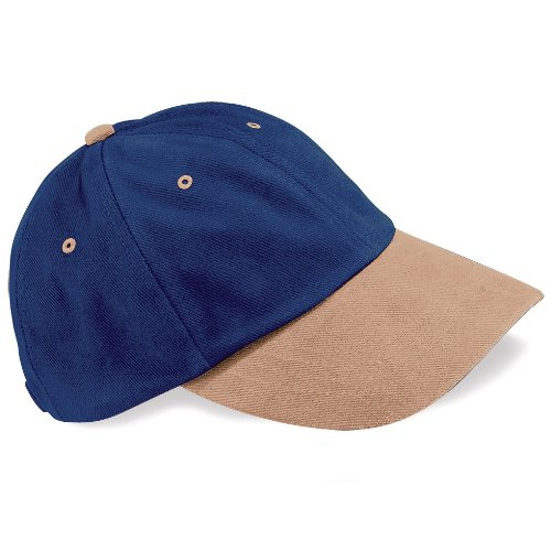 Beechfield B57 Klassisches 6-Panel-Cap Gr. One Size, Multicoloured - French Navy/Taupe von Beechfield