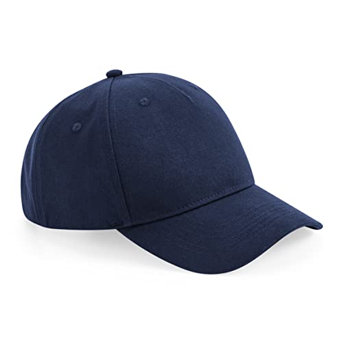 Beechfield B62N Bio-Baumwolle 5 Panel Cap, navy, One size von Beechfield