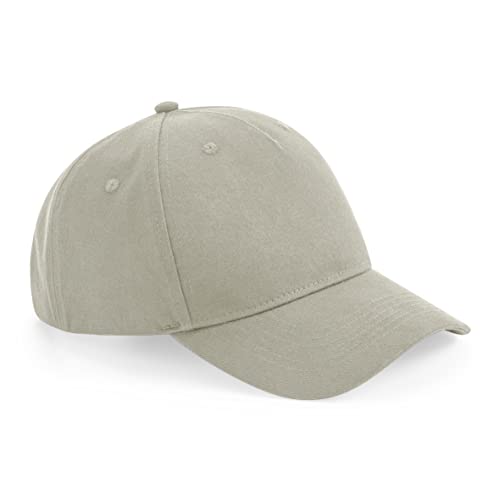 Beechfield B62N Bio-Baumwolle 5 Panel Cap, stone, One size von Beechfield