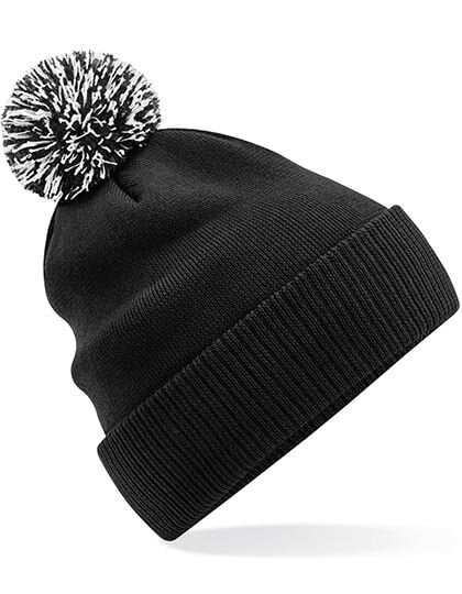 Beechfield Damen/Herren Recycled Bommelmütze Beanie Wintermütze Mehrfarbig von Beechfield