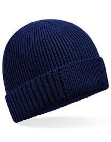 Beechfield Damen / Herren Patch-Mütze aus Bio-Baumwolle von Beechfield