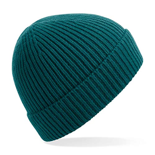 Beechfield Engineered Knit Ribbed Beanie Ocean Green One Size von Beechfield