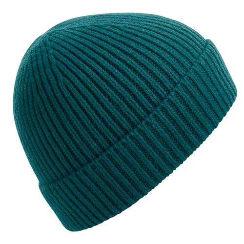 Beechfield Engineered Knit Ribbed Beanie Ocean Green One Size von Beechfield