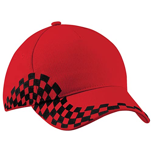 Beechfield Grand Prix Cap in red von Beechfield