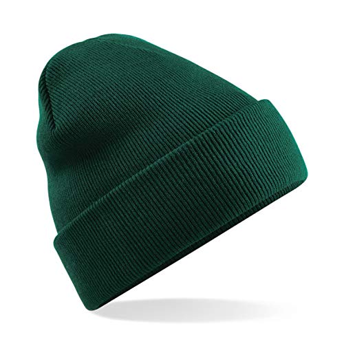 Beechfield Kinder-Acryl-Strickmütze / Beanie, Unisex, für Schule, grün von Beechfield