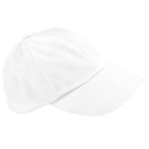 Beechfield Low Profile Heavy Brushed Cotton Cap, weiß von Beechfield