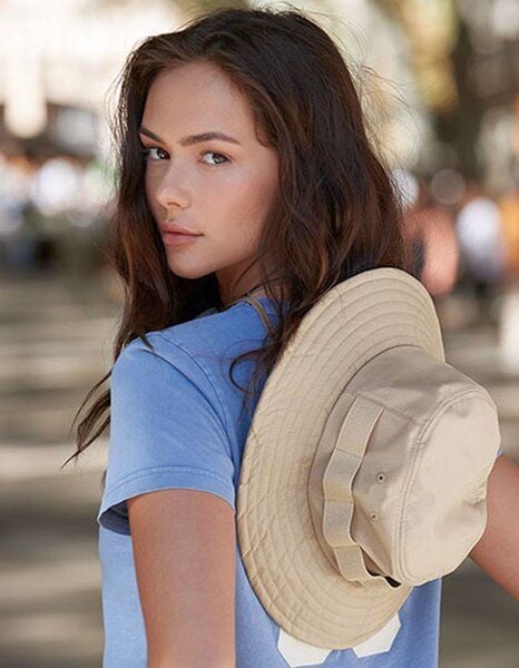 Beechfield Outdoor Hut Sonnenhut Wanderhut UV-Schutz Wasserabweisend Breite Krempe Trekking von Beechfield