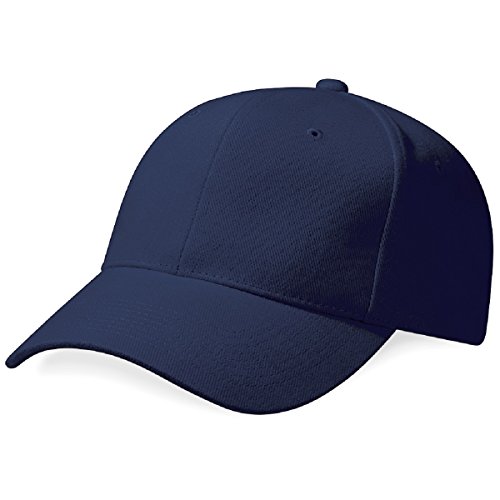 Beechfield Pro-style heavy brushed cotton cap in Navy von Beechfield