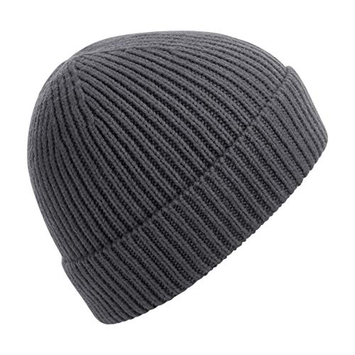 Beechfield Strickmütze Short Beanie anthrazit von Beechfield