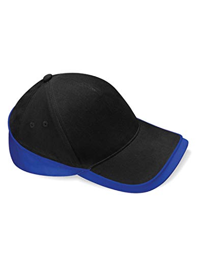 Beechfield Teamwear Competition Cap, Bright Royal / Black / White, One Size von Beechfield