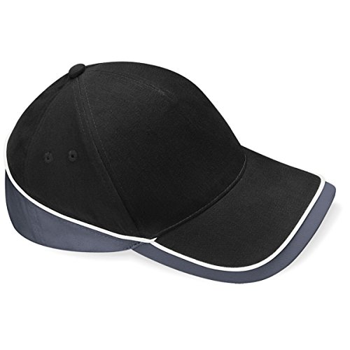 Beechfield Teamwear Competition Cap in Black / graphite grey von Beechfield