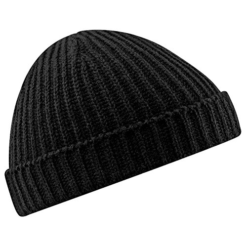 Beechfield Fischer-Beanie - Schwarz - von Beechfield