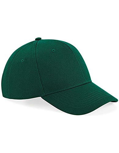 Beechfield Ultimate 6 Panel Cap Grün Bottle Green One Size von Beechfield