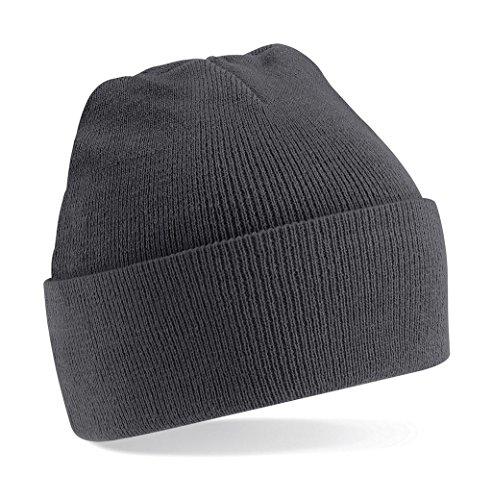 Beechfield Unisex Mütze zum Umschlagen Baseballkappe, Grau (Graphit Grey), Einheitsgröße Beechfield Unisex Mütze zum Umschlagen Baseballkappe, Grau (Graphit Grey), Einheitsgröße von Beechfield