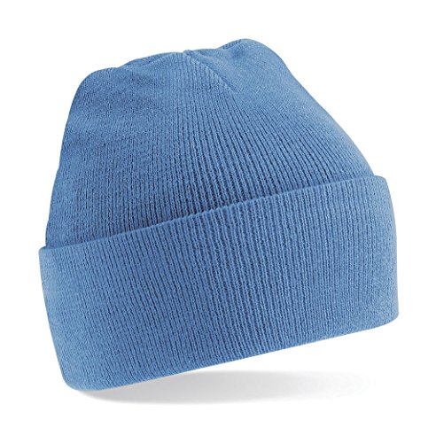 Beechfield Mütze mit Krempe Baseball Cap Gr. One Size, Blue (Sky Blue) von Beechfield