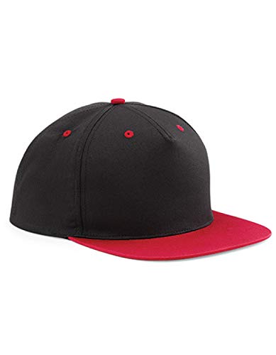 Beechfield Unisex Einbausatz Snapback, schwarz/grau, Einheitsgröße von Beechfield