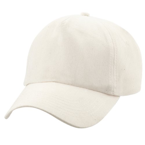 Beechfield - Unisex Erwachsene 5-Panel Kappe, Naturweiß, One size von Beechfield