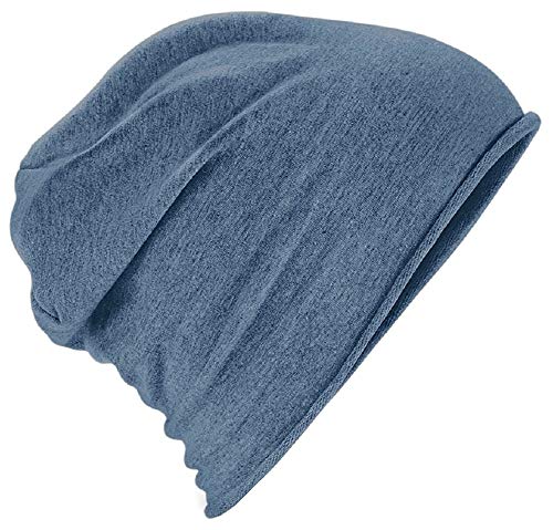 Beechfield Unisex Jersey Beanie, denim, Einheitsgröße von Beechfield