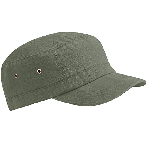 Beechfield Unisex Kappe Urban Army (2 Stück/Packung) (Einheitsgröße) (Vintage Olive) von Beechfield