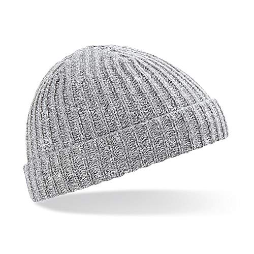 Beechfield Unisex Retro Trawler Winter Beanie Hat Baseballkappe für Unisex-Erwachsene Einheitsgröße Grau von Beechfield