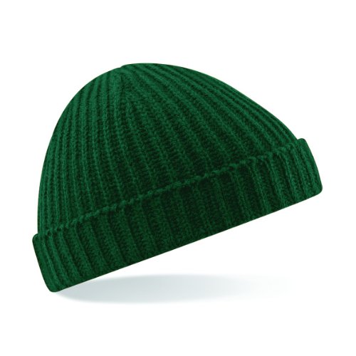 Beechfield Unisex Trawler Beanie Baseballkappe, Grün (Flaschengrün), Einheitsgröße von Beechfield