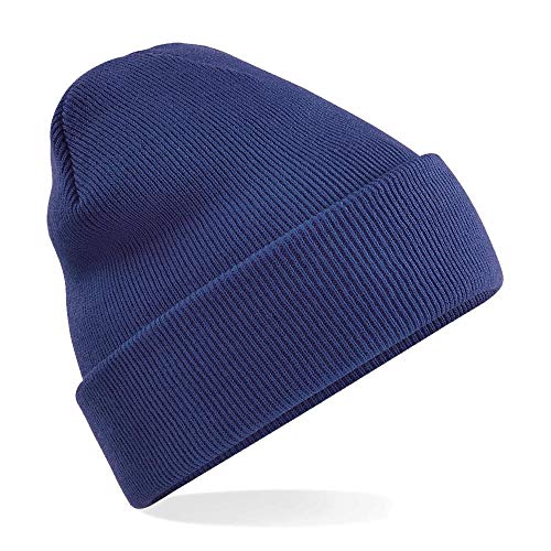 Beechfield Damen Original Cuffed Beanie Mütze, Oxford Blau, Einheitsgröße von Beechfield