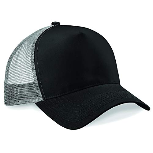 Beechfield: Snapback Trucker B640 one size,Black/Grey von Beechfield