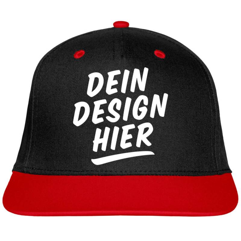 Snapback Contrast Cap - 5-Panel bedrucken von Beechfield