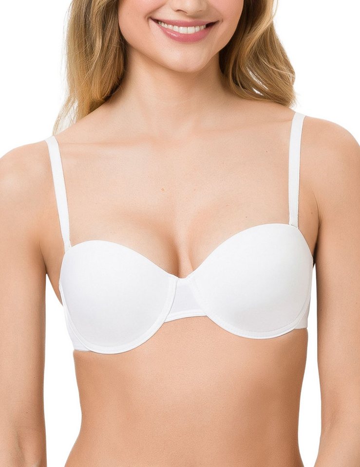 Beedees Bügel-BH Stepy Soft WDP (2-er Pack) (2, 2-tlg., 2) mit Multiway-Trägern, verschiedene Trageoptionen von Beedees