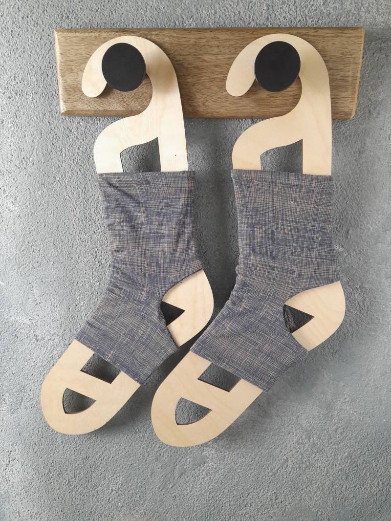 Yogasocken - Gr. 36/37 Pilatessocken Zehen- Und Fersenfrei Aus Baumwolljersey Unikat Handmade Genäht- Geschenk Für Die Freundin Yogasocken - Gr. 36/37 Pilatessocken Zehen- Und Fersenfrei Aus Baumwolljersey Unikat Handmade Genäht- Geschenk Für Die Freundin von BeeeSox