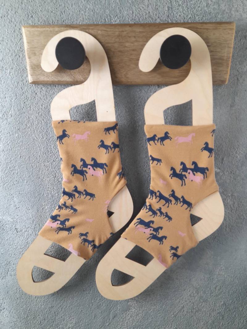 Yogasocken - Gr. 38/39 Pilatessocken Zehen- Und Fersenfrei Aus Baumwolljersey Einzelstück Handmade Genäht- Geschenk Für Die Freundin Yogasocken - Gr. 38/39 Pilatessocken Zehen- Und Fersenfrei Aus Baumwolljersey Einzelstück Handmade Genäht- Geschenk Für Die Freundin von BeeeSox