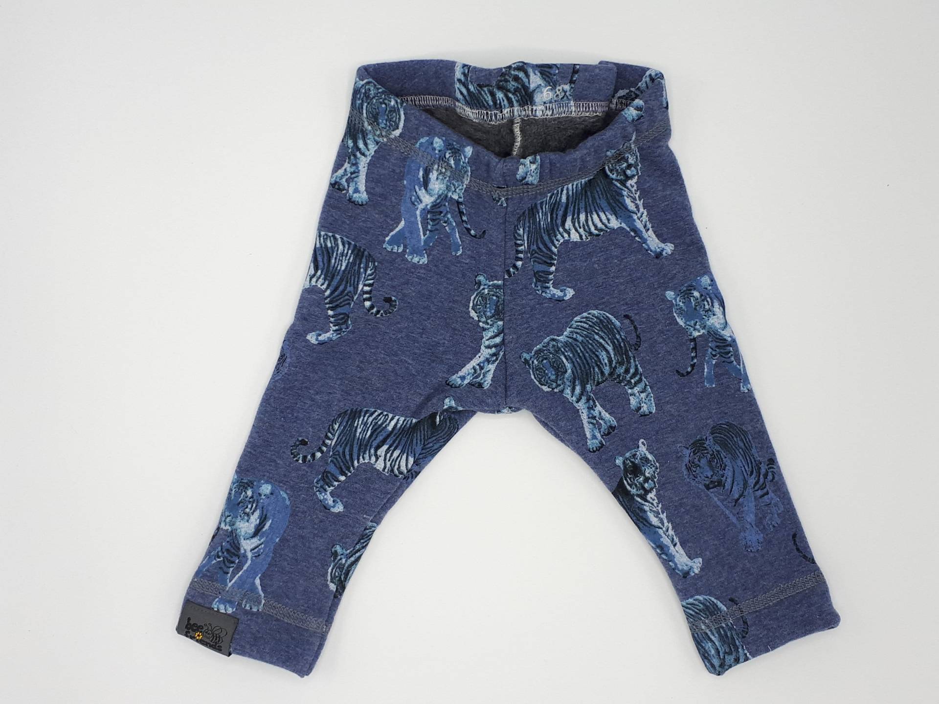 Leggins Aus Alpenfleece, Gr. 68, Blauer Tiger von BeefriendsShop