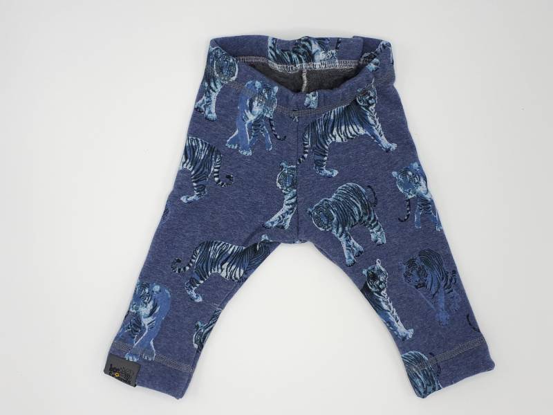 Leggins Aus Alpenfleece, Gr. 68, Blauer Tiger von BeefriendsShop