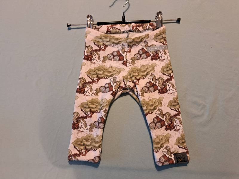 Leggins Aus Alpenfleece, Gr. 68, Einhörner Im Wald von BeefriendsShop