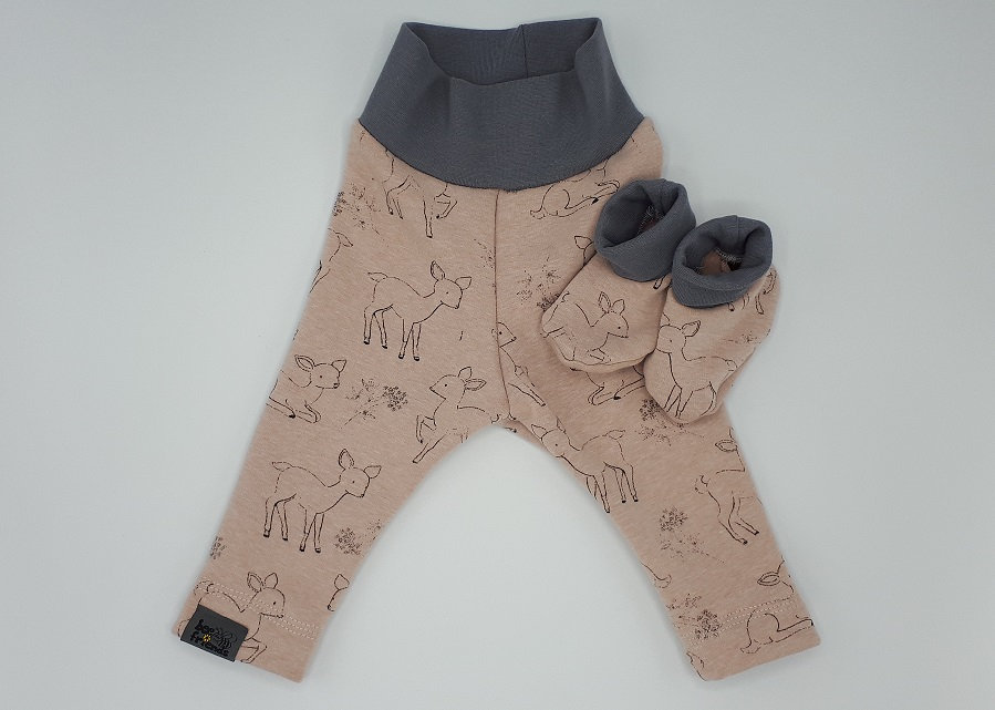 Leggins Aus Alpenfleece, Gr. 68, Rosa Rehe von BeefriendsShop