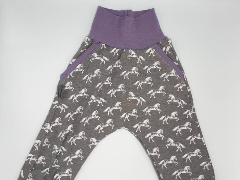 Pumphose, Gr. 104 "Pferde", Kuschelhose von BeefriendsShop