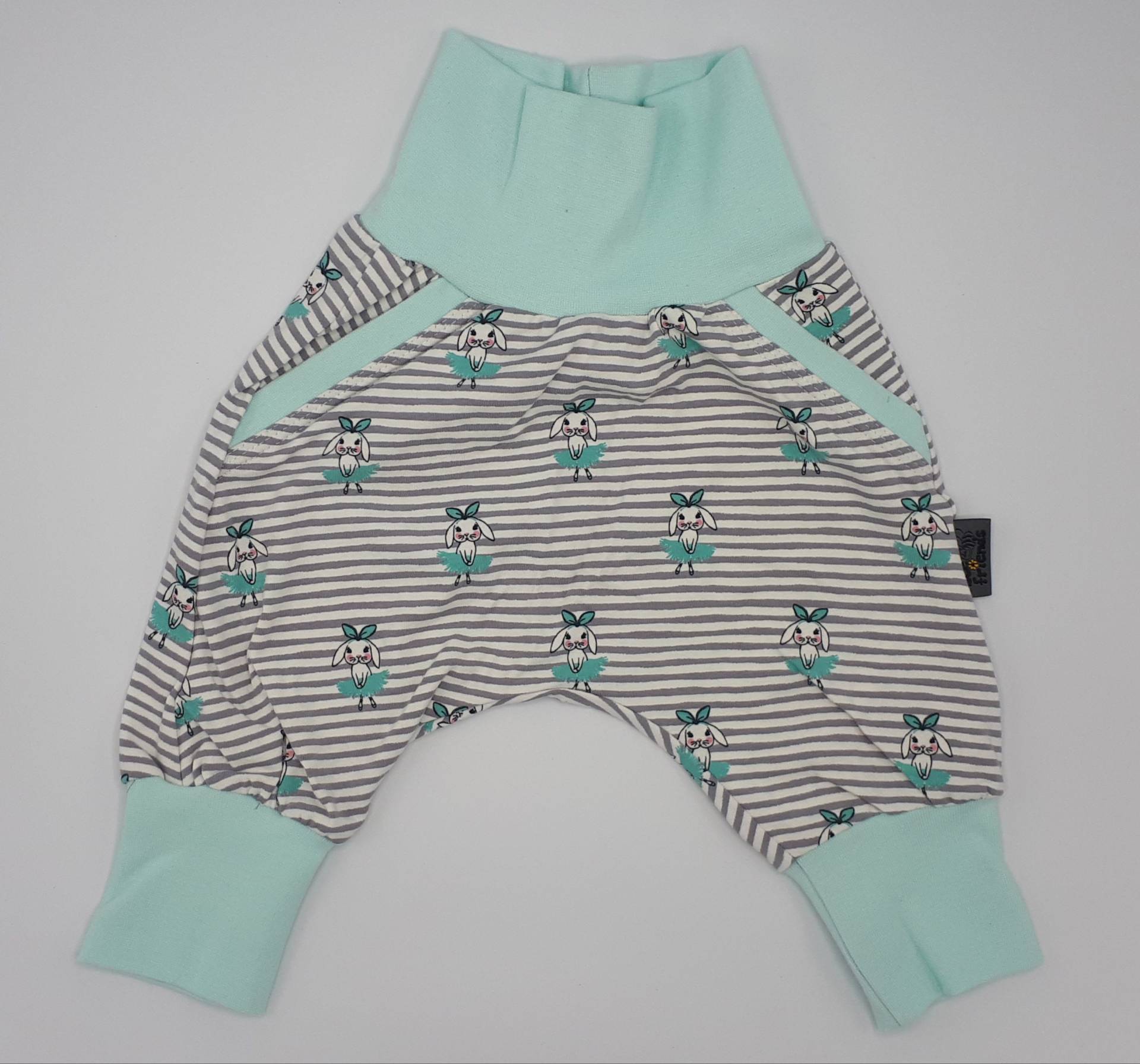 Pumphose, Gr. 56 - 98, Süße Ballerinahäschen von BeefriendsShop