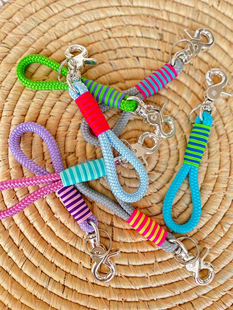 Schlüsselanhänger, Schlüsselband, Handschlaufe Tau-Schlüsselanhänger, Geschenkidee von Beehappystyles
