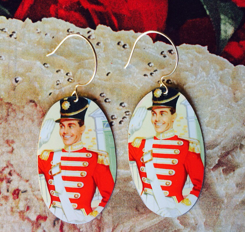 Blech Bandsman Ohrringe | Sterling Silber Gefüllt Creolen von BeehiveHooksandHoops