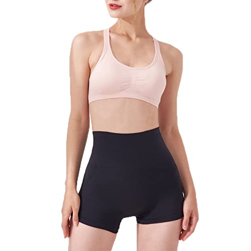 Beehsinho Damen Miederhose Figurenformend Miederpants Kurz Taille Shapewear Unterwäsche Bauchweg Unterhose Shorts Body Shaper (Schwarz, S) von Beehsinho