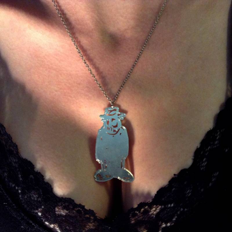 Ninja Doodle Halskette Sterling Silber Symbol Schmuck von BeepStudio