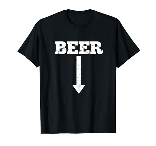 Bierpfeil für schwangere Babys, Ankündigung des zukünftigen Vaters T-Shirt von Beer Arrow Pregnant