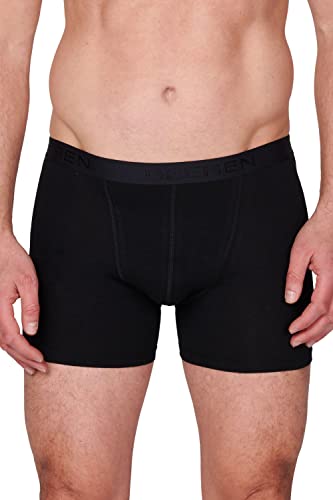 Beeren 2er Pack Herren Boxershorts Roger - Beeren Herren Unterwäsche - Baumwolle Unterhose - 3XL - Schwarz, blacks, 3XL von Beeren