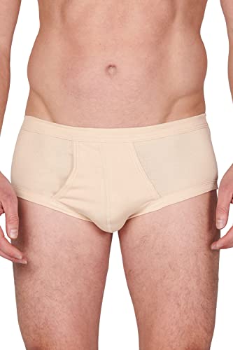 Beeren 2er Pack Herren Slip Farbe, M3000-100% Baumwolle- Mit Eingriff - Frontverschluss - Klassische Herrenunterwäsche - M - Hautfarbe, Hautfarbe, M Beeren 2er Pack Herren Slip Farbe, M3000-100% Baumwolle- Mit Eingriff - Frontverschluss - Klassische Herrenunterwäsche - M - Hautfarbe, Hautfarbe, M von Beeren